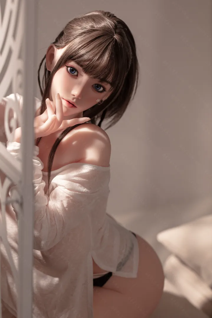 Bezlya 155cm (5ft 1in) G-Cup Large Breasts Silicone Head + TPE Body Hybrid Sex Doll Shanhu, Head Shanhu — 155cm Silicone Head + TPE Body companion doll