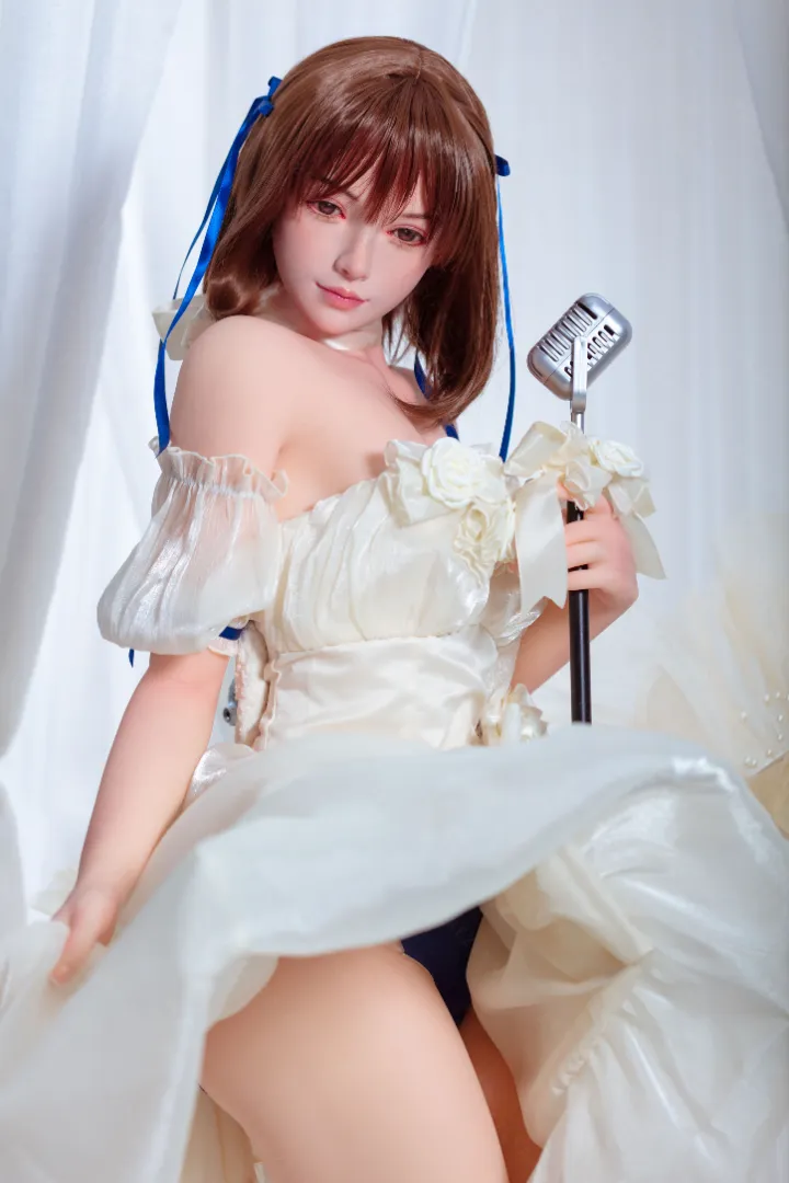 155cm (5ft1) A-Cup Patung Seks Hibrid dongqing