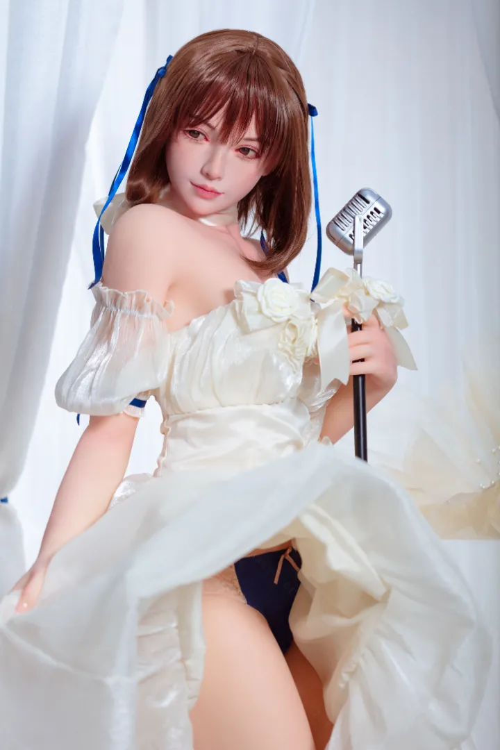 155cm (5ft1) A-Cup Patung Seks Hibrid dongqing