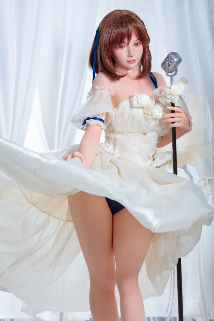 155cm (5ft1) A-Cup Patung Seks Hibrid dongqing