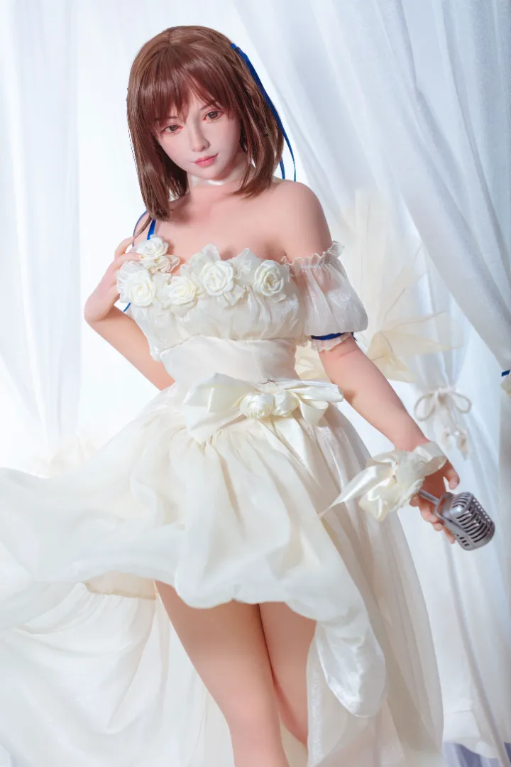 155cm (5ft1) A-Cup Patung Seks Hibrid dongqing