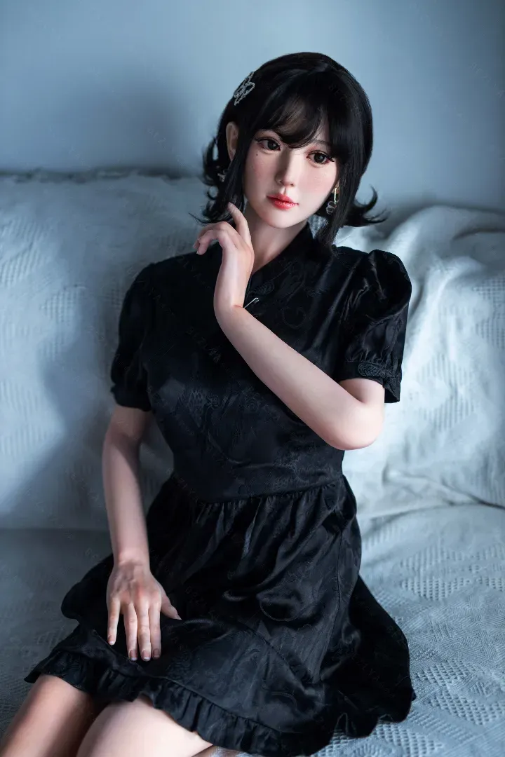 160cm (5ft3) Copa B Ligero Silicona Muñeca sexual Cabeza Hibiscus