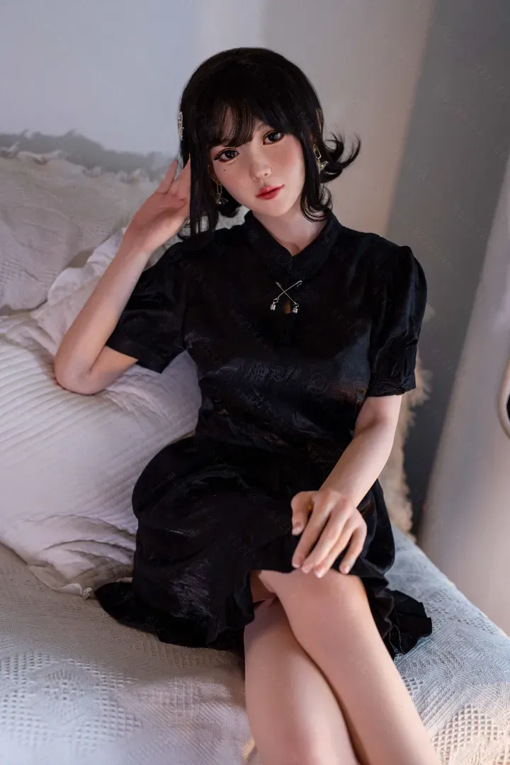 160cm (5ft3) Copa B Ligero Silicona Muñeca sexual Cabeza Hibiscus