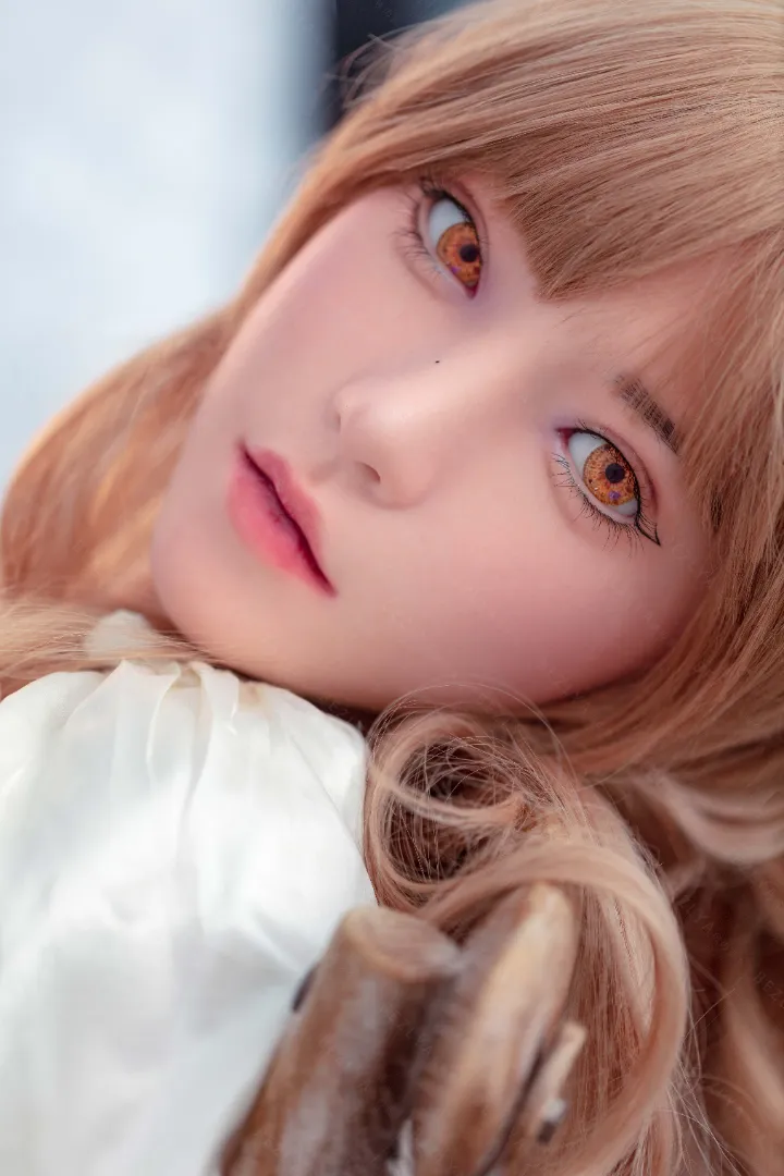 160cm (5ft3) B-Чашка Легкая Силиконовая Секс-кукла Голова Iris