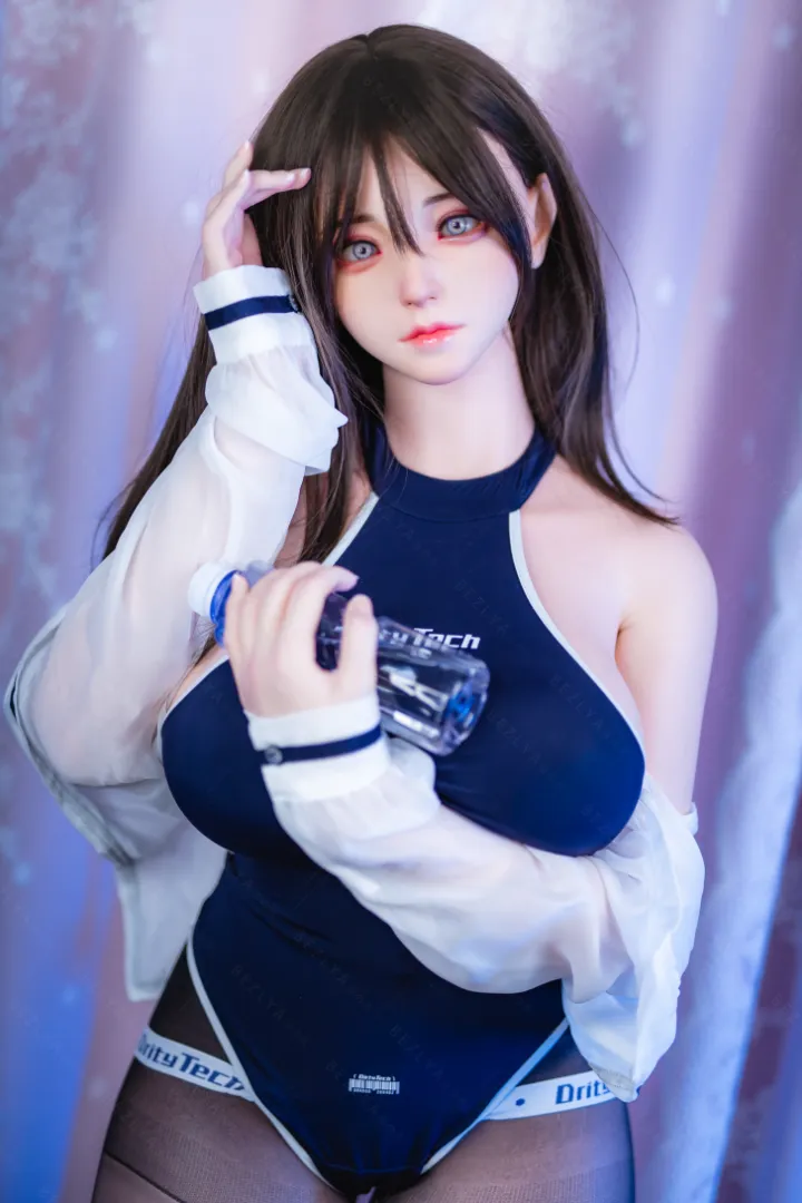 160cm (5ft3) G-кубок легкая силиконовая секс-кукла Голова Campanula
