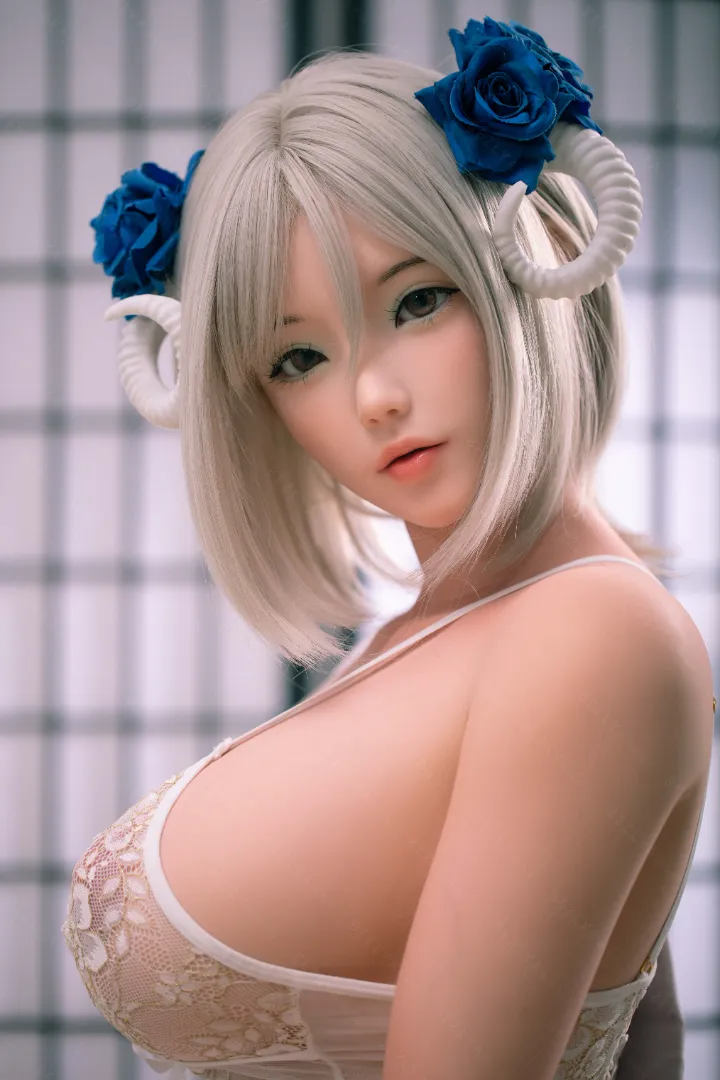 160cm (5ft3) Bonnet G Légère Silicone Poupée sexuelle Tête Begonia