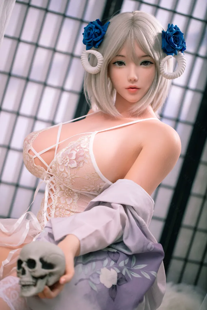 160cm (5ft3) Bonnet G Légère Silicone Poupée sexuelle Tête Begonia