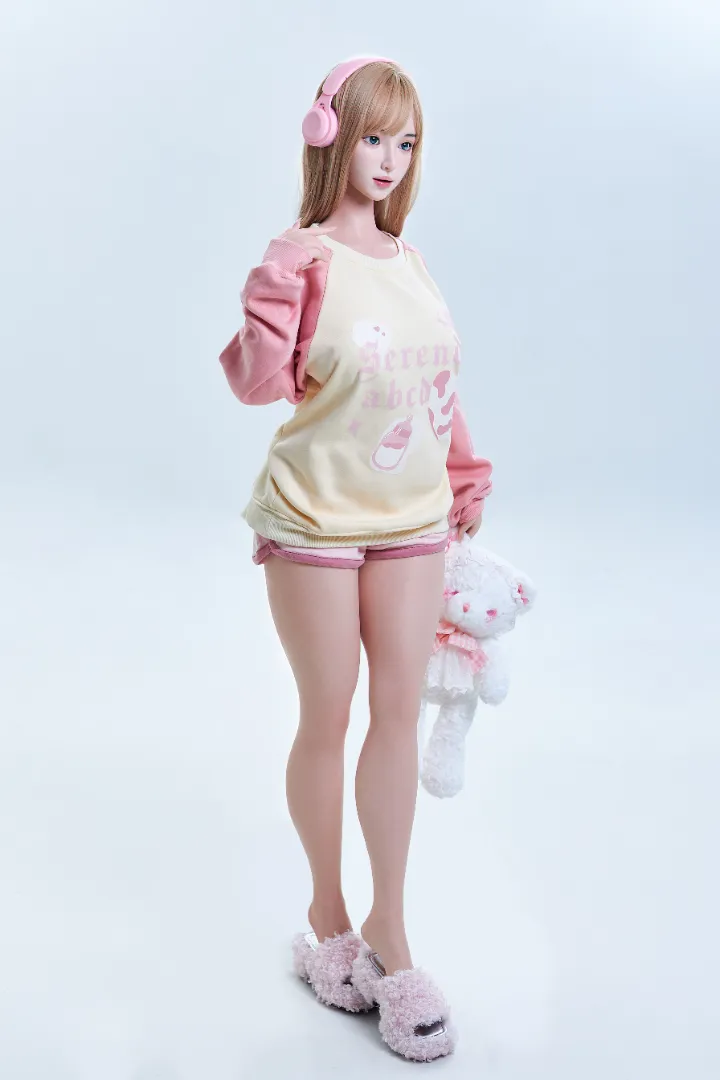 161cm (5ft3) I-Cup Lightweight Silicone Sex Doll, Head Camellia