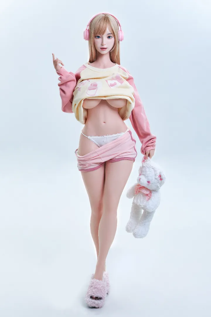 161cm (5ft3) I-Cup Lightweight Silicone Sex Doll, Head Camellia