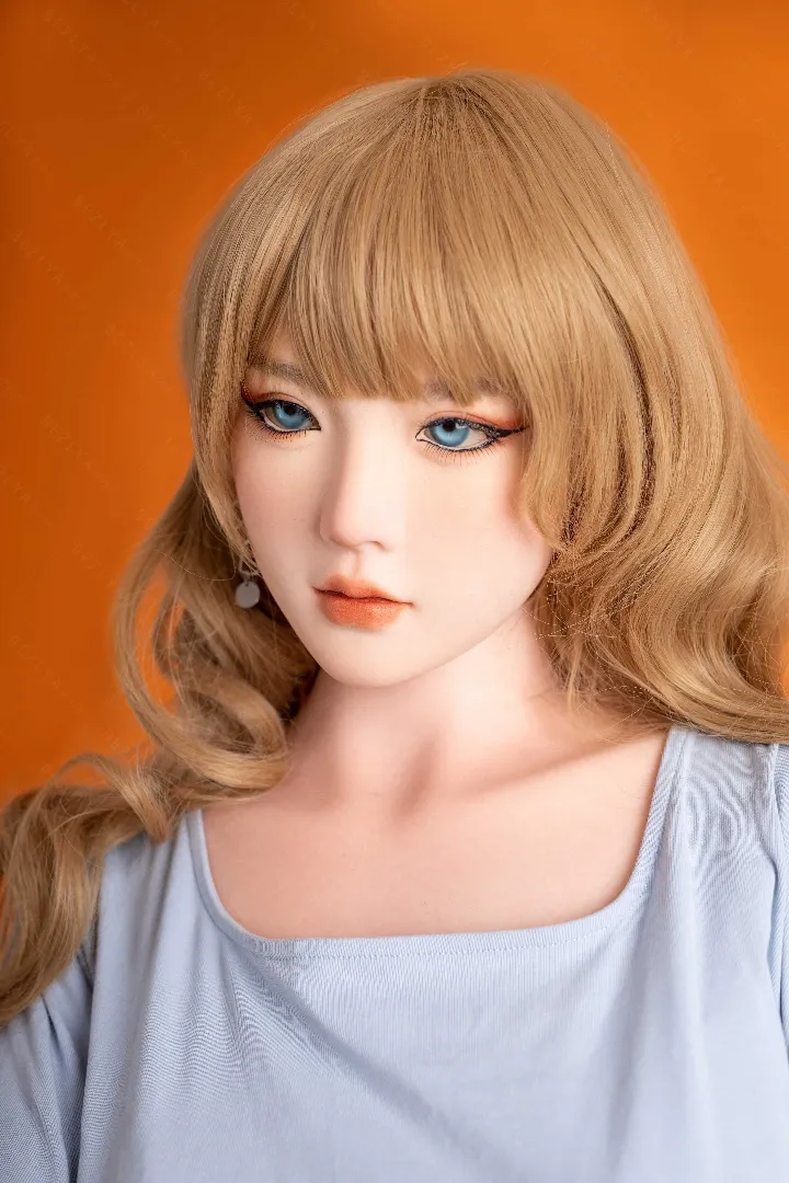168cm (5ft6) C-Cup Легкая Силиконовая Секс-кукла Голова Rhododdendron