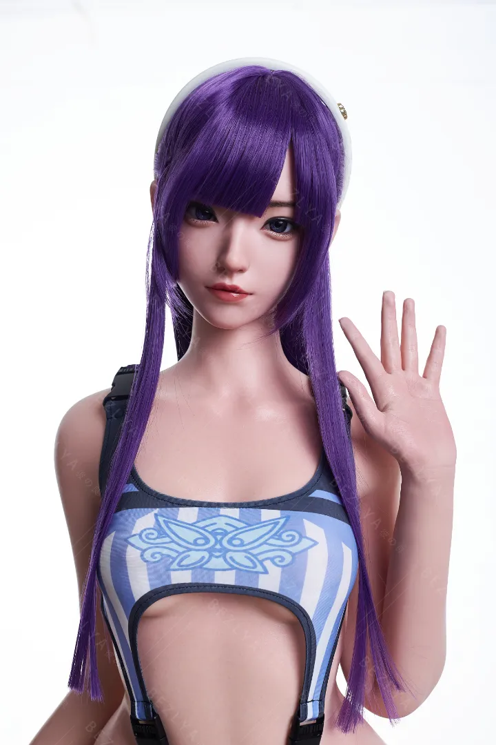 155cm (5ft1) Bカップ 軽量 シリコン ラブドール ヘッド Bletilla 可動式あご