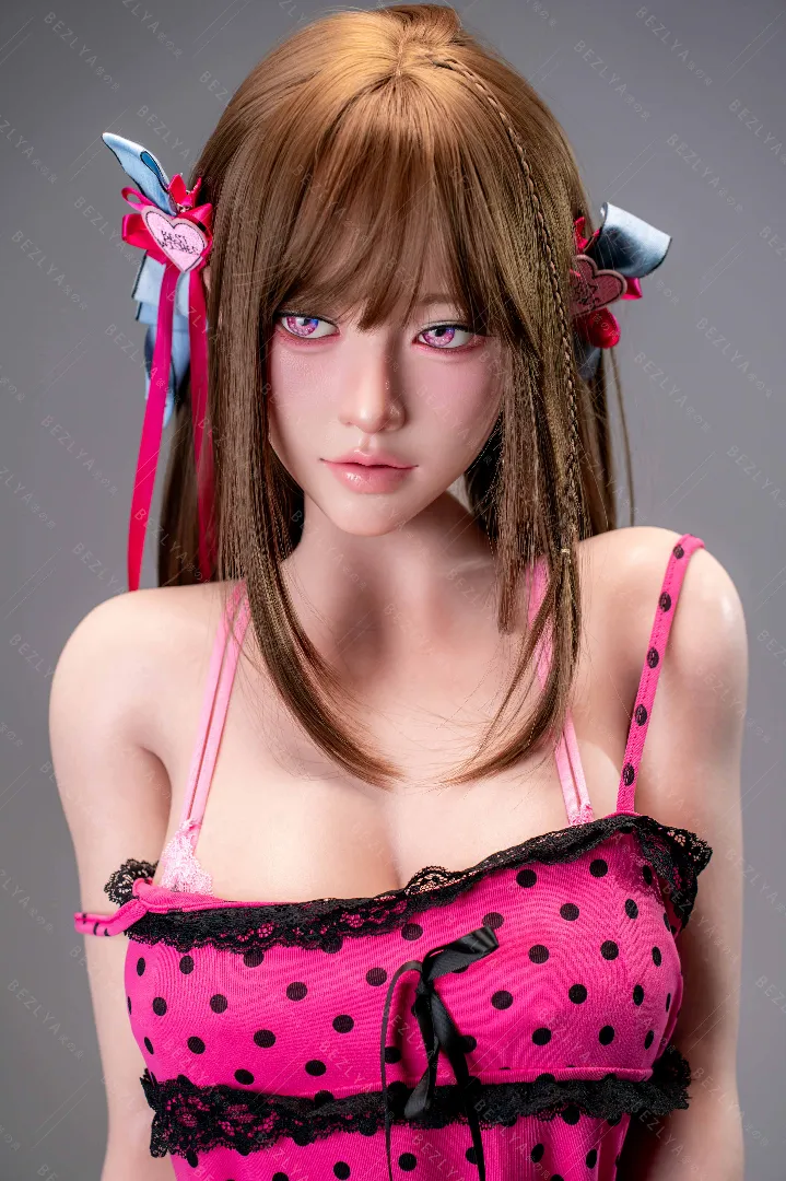 163cm (5ft4) F-Cup Lightweight Silicone Sex Doll Lagenaria, Movable Jaw Head