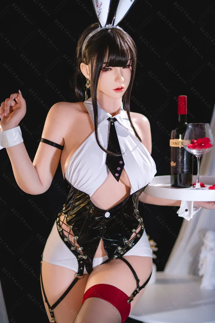 162cm (5ft4) E-чашка Легкая Силиконовая Секс-кукла, ROS Голова Aglaia