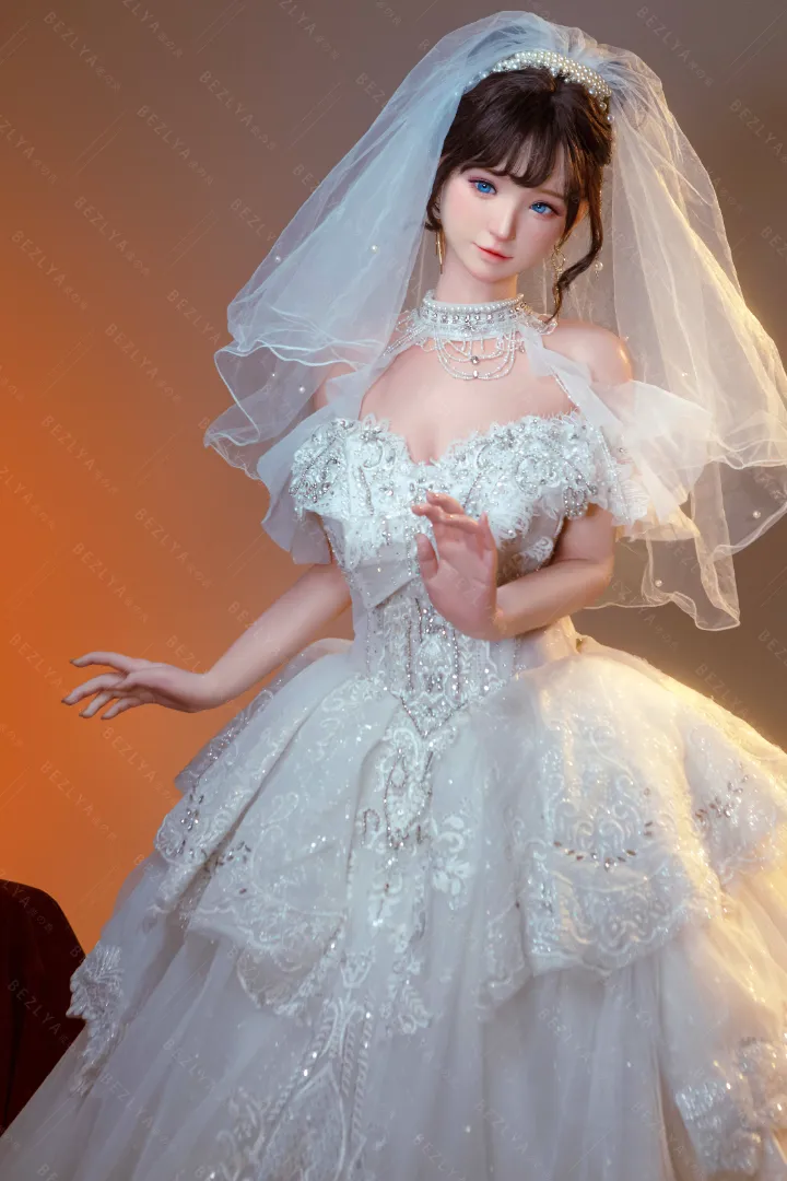 Bezlya 164cm (5ft5) F-Cup Lightweight Silicone Sex Doll, ROS Head YingJing — 164cm Silicone companion doll