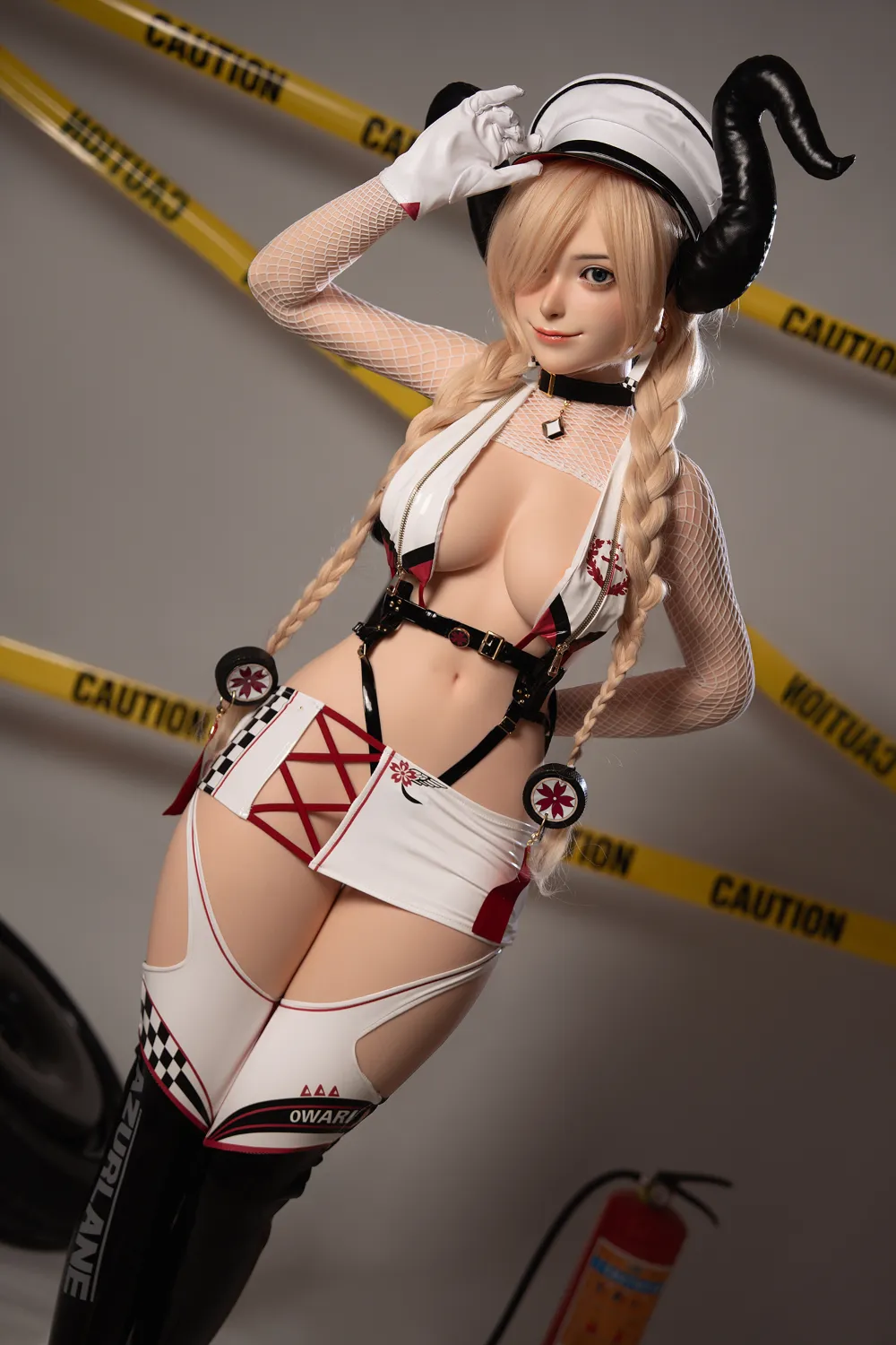 ROSRETTY Doll 164cm (5ft5) D-Cup ฟูลซิลิโคน อนิเมะ เฟอร์รี่ แมวเหมียวขี้เล่น ซิลิโคน ตุ๊กตายาง Elena Head S32