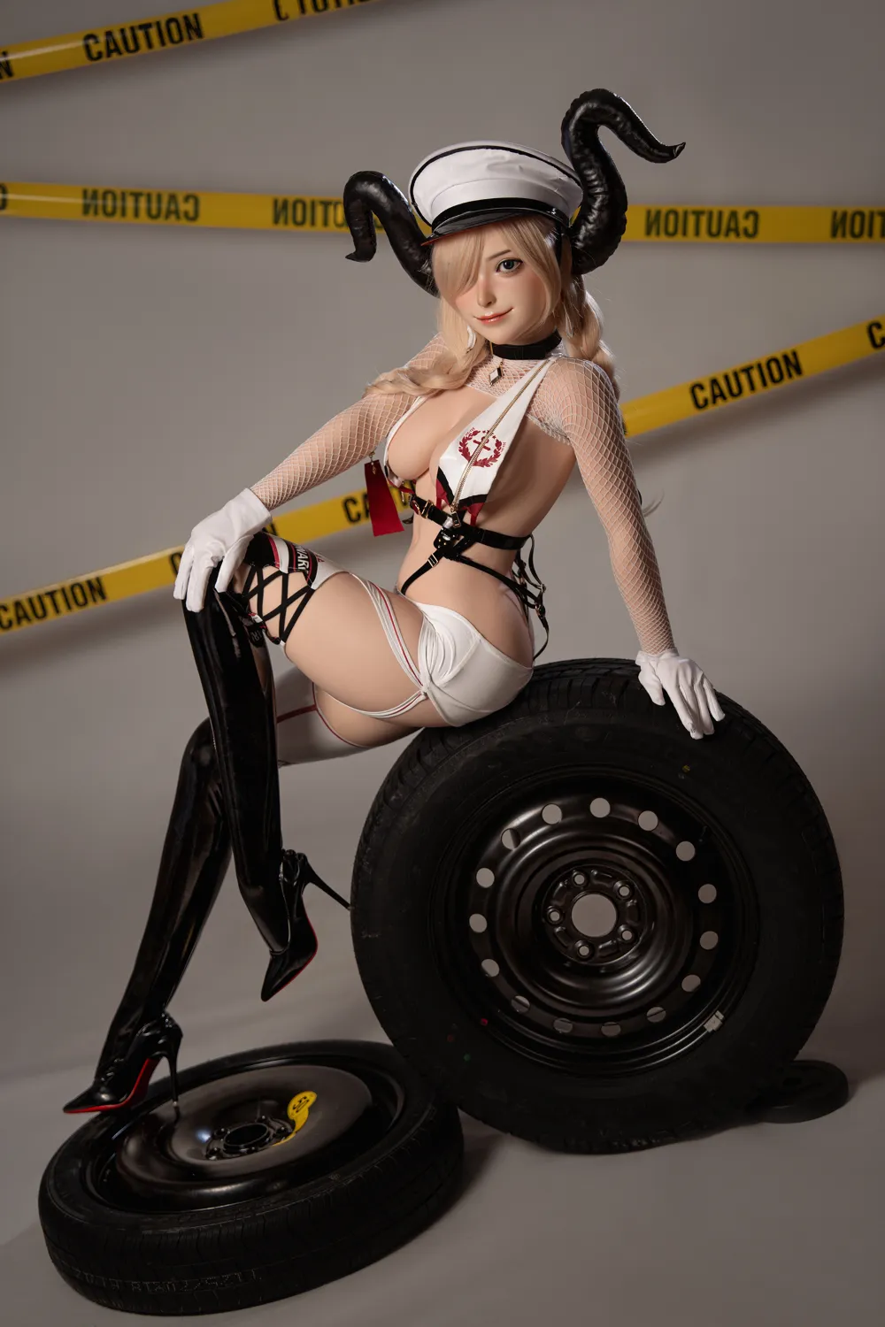 ROSRETTY Doll 164cm (5ft5) D-Cup ฟูลซิลิโคน อนิเมะ เฟอร์รี่ แมวเหมียวขี้เล่น ซิลิโคน ตุ๊กตายาง Elena Head S32