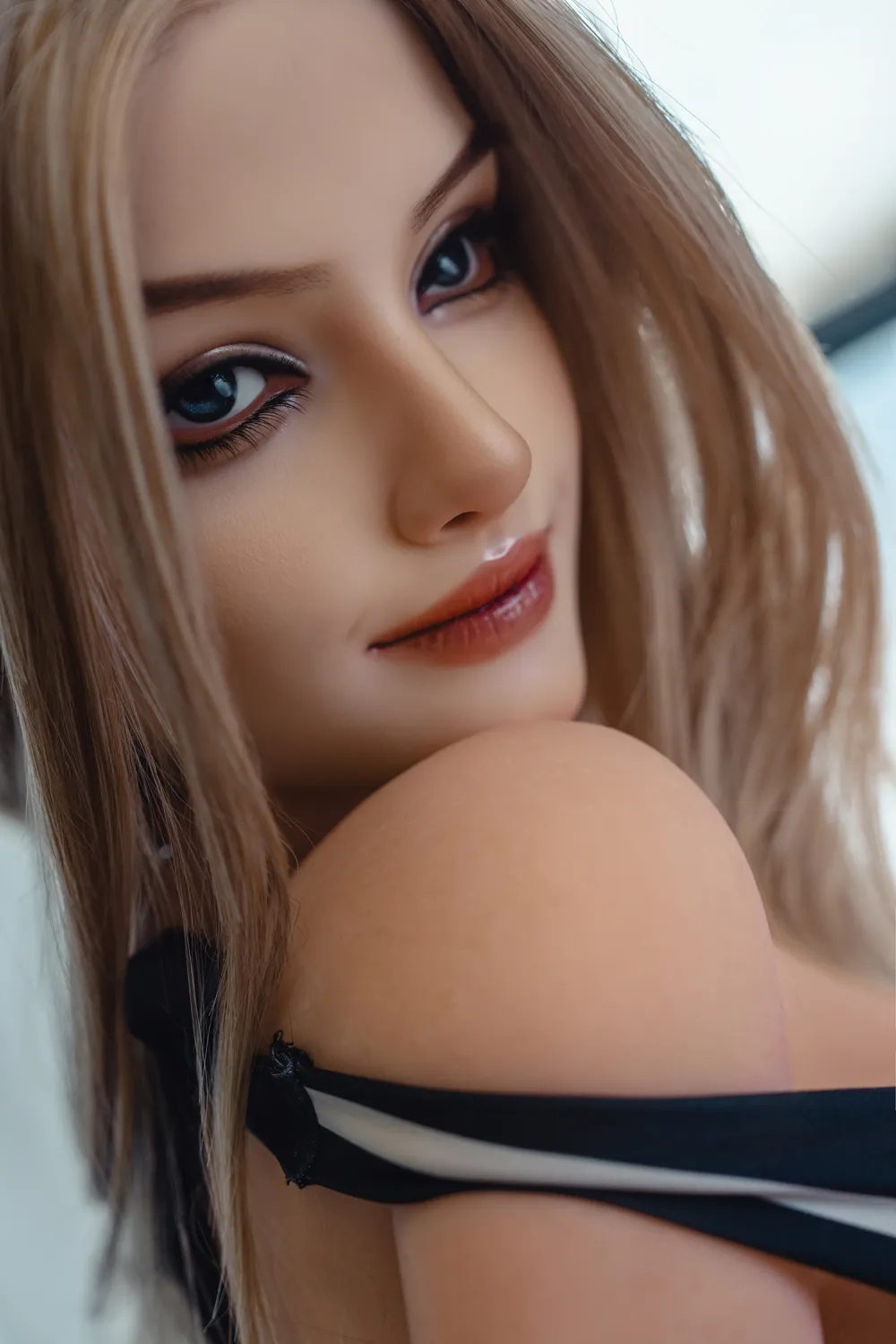 164cm (5ft5) D-Cup Пленительный милый шик TPE Гибридная секс-кукла Serena, Голова #S34