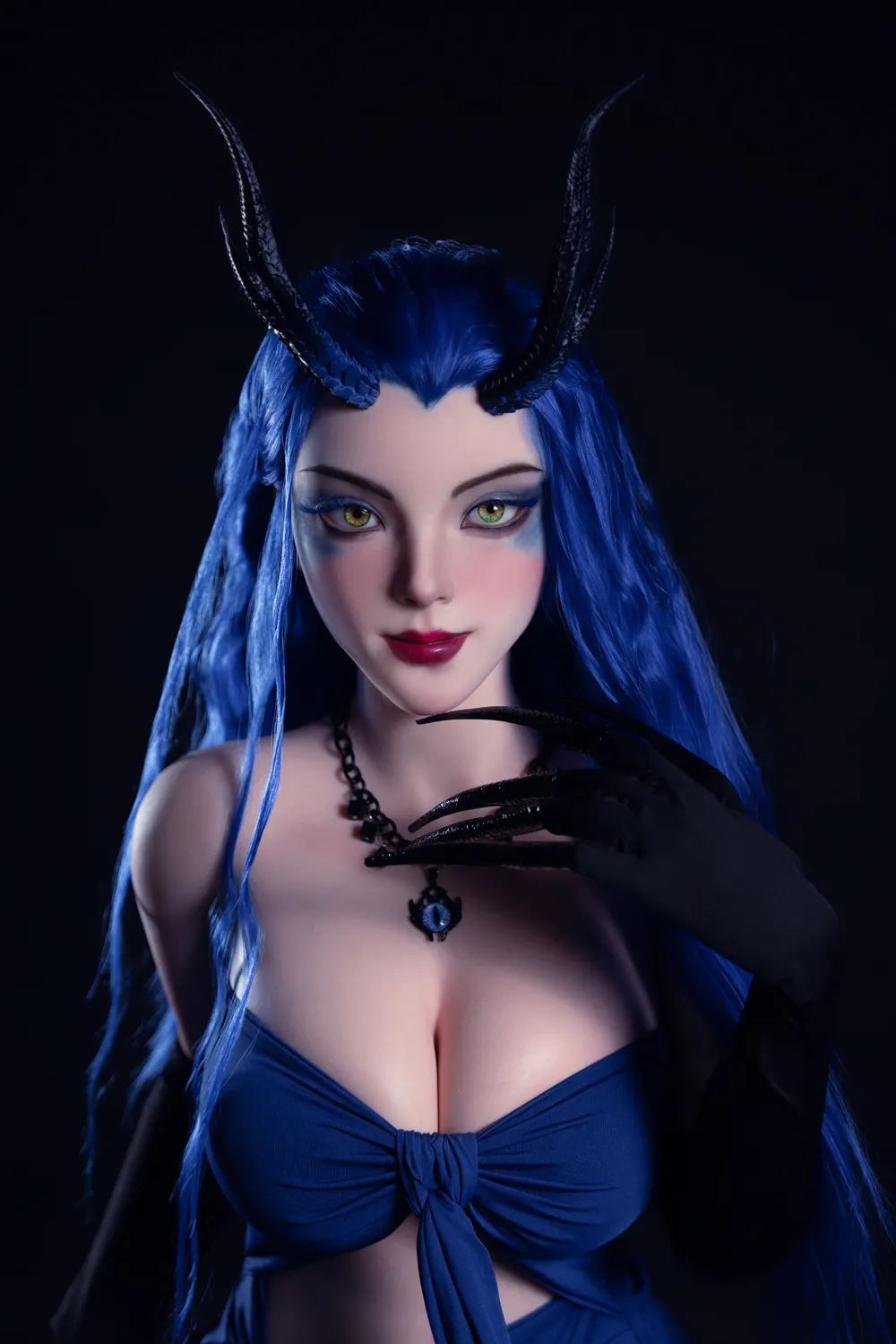 164cm (5ft5) D-Cup Reine Démon Nezha Saisissante Cosplay Silicone Poupée sexuelle Aorun Tête #S36