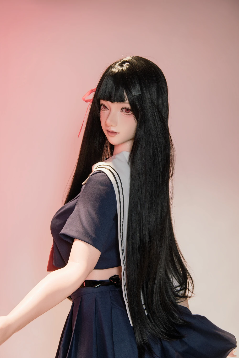 This Is Exactly What a Galgame Looks Like! Uneedoll Aurora Cosplays Chisaki Kuchiba — Part 5/5