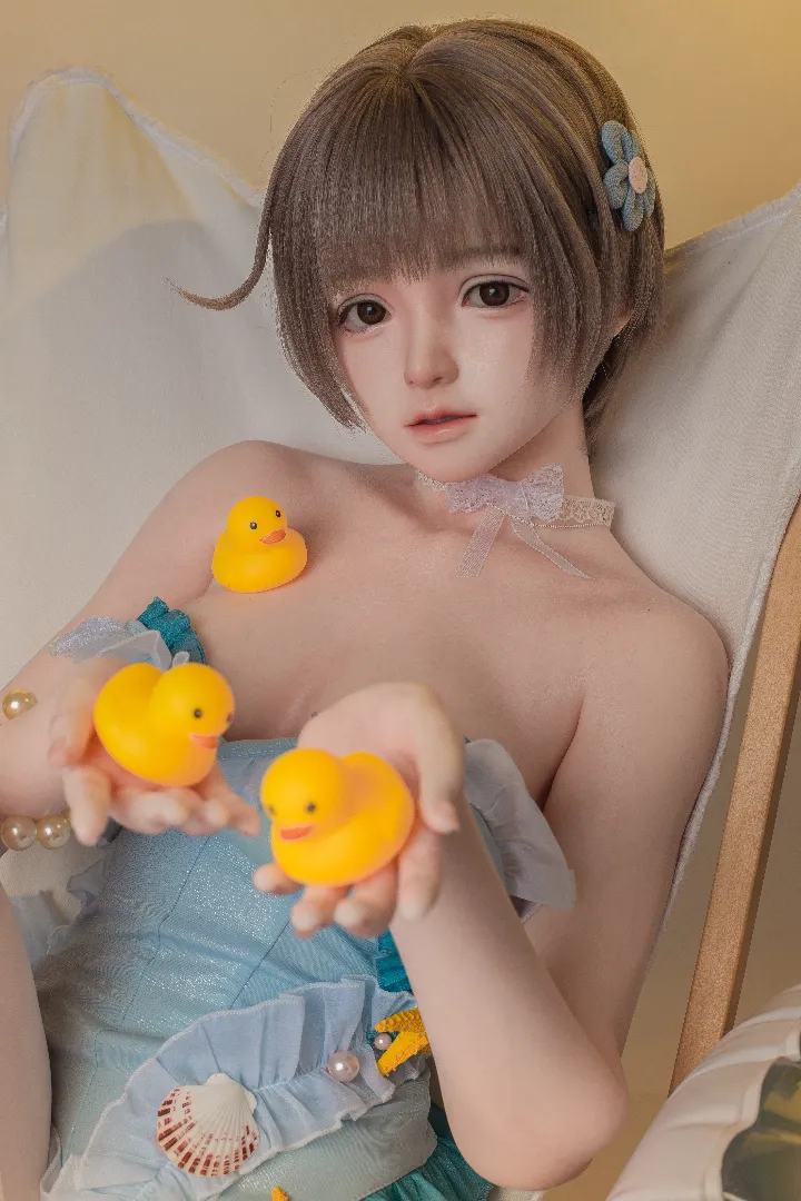 MLW Doll 149cm (4ft11) B-Cup Realistic Skin Texture Silicone Sex Doll SHIO, ROS Head 96b — 149cm Silicone companion doll
