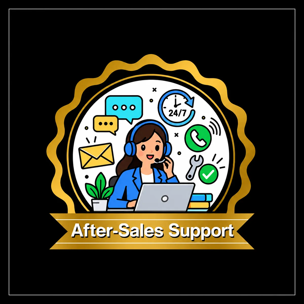 24/7 dedicated pre-sales and after-sales support