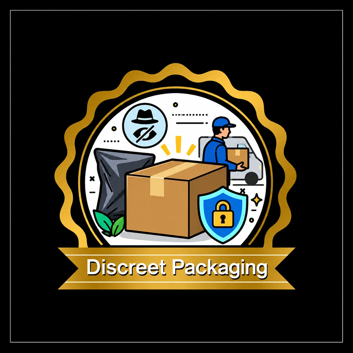 Discreet shipping by FullSizeDoll: No sensitive product descriptions on the outer packaging.