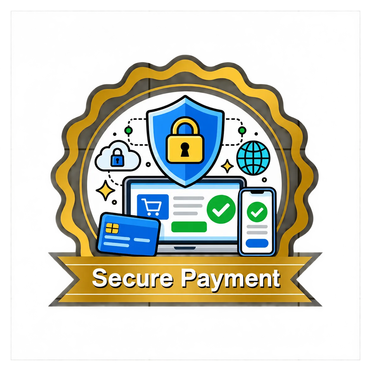 Fullsizedoll uses secure and verified payment methods